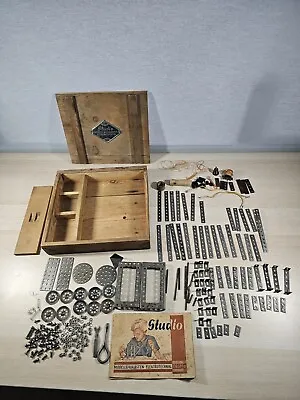 Studio Modell-Baukasten Elektrotechnik Metal Building Set Pre WW2 German Rare • $996.07