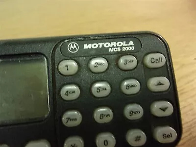 Motorola MCS2000 Flashport Control Head *FREE SHIPPING* • $28.99