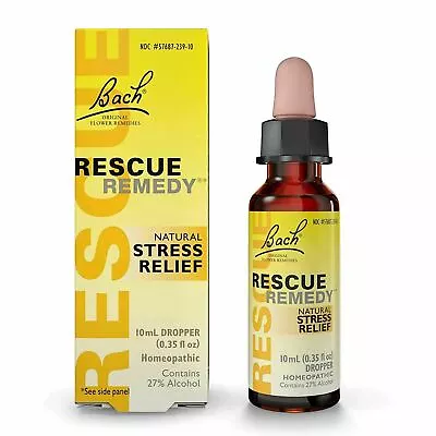 £4.75 • Buy BACH RESCUE REMEDY DROPPER 10ml Best Before Date 01/2024 (2100)