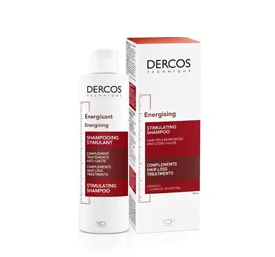£16.90 • Buy Vichy Dercos Energising Shampoo 200ml ANTI HAIR LOSS With AMINEXIL