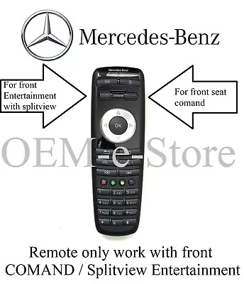 2011-2014 Mercedes CL550 CL600 63 65 Front COMAND Splitview Entertainment Remote • $149