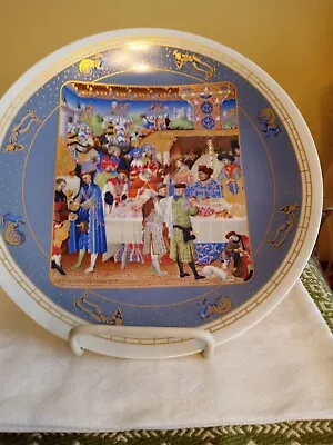 D’Arceau Limoges Janvier Limited Edition Porcelain Collector’s Plate 9 5/8” • $14.95