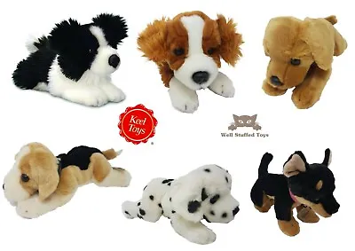 Dog Plush Toys Dalmatian Spaniel Lab Collie Doberman Beagle - Keel Soft Toys • £9.17