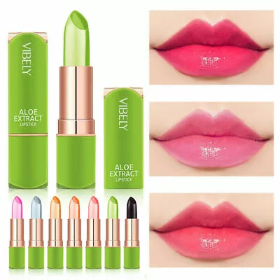 Lip Mood Magic Lasting Color Moisturizing Long Vera Aloe Changing Lipstick Balm • $3.74