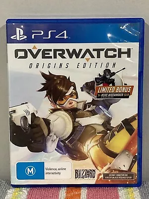 Overwatch Origins Edition Sony Playstation 4 PS4 Video Game • $11