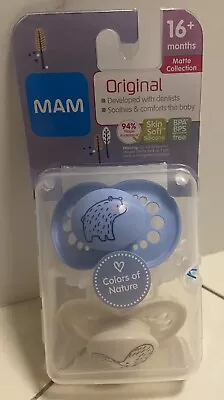 2 MAM Original Colors Of Nature Matte Collection Pacifiers 16+ Months • $9.50