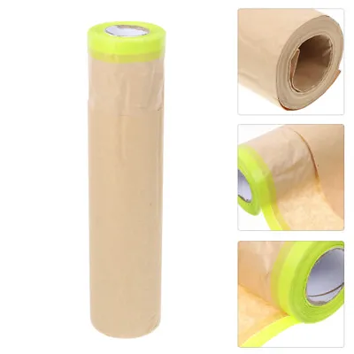 1 Roll Painter Tape Automotive Masking Film Masking Film Brown • £9.99