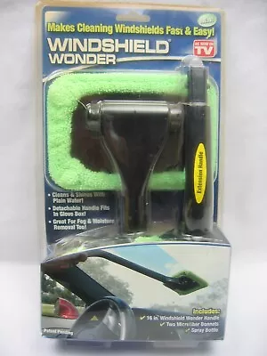 Telebrands Windshield Wonder As Seen On TV Cleaning Tool Microfiber - New In Box • $19.99