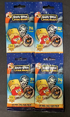 $8 • Buy Angry Birds Star Wars Dog Tag And Sticker Fun Pack 4 Pack Lot NEW/SEALED