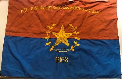 FLAG  VC Vietcong NVA NLF North VN Army Flag TO WIN In 1966 Year  VIET CONG  Z • $45