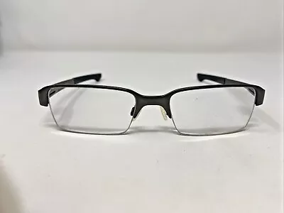 Oakley Eyeglasses Frames OX5042-0352 52-19-140 BOOMSTAND Pewter Half Rim 6889 • $60