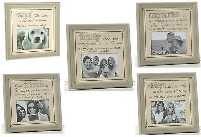 Fine Phrases Photo Frame 6x4  - Various Designs Family Friends Sisters Woof • £10