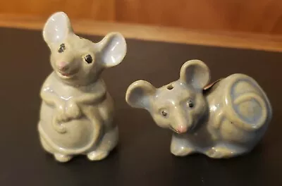 Pair Rosemeade Miniature Mice Figurines Shakers • $35