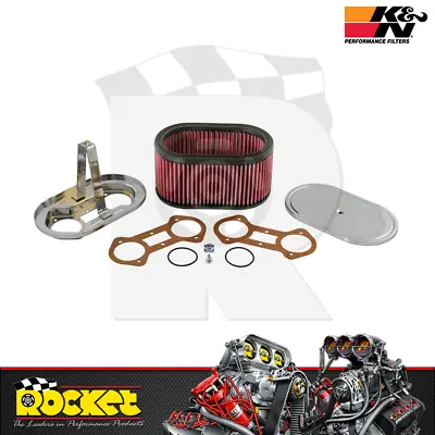 K&N Air Cleaner Assembly Suit Weber IDA - KN56-1220 • $169.79