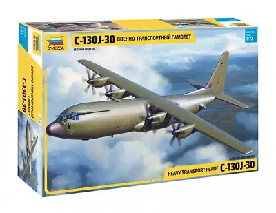 Zvezda C-130J-30 Hercules Heavy Transport Plane Aus Decals 1:72 Scale Model Kit  • $92