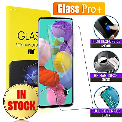 For Samsung Galaxy A51 A71 A70 A50 A11 A21S Full Tempered Glass Screen Protector • $5.99