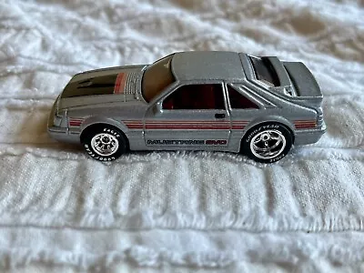 Hot Wheels 84’ Mustang SVO Gray Custom Real Riders Silver Car • $25