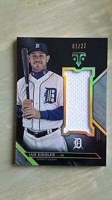 2016 Topps Triple Threads Unity Jumbo Relic Game Used Jersey Ian Kinsler • $9.99