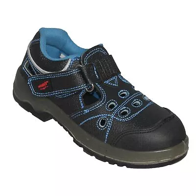 L + D Worky Safety Line Capri 2427 S1P Sandal Black Work Boots Sicherheitssc • £25.38