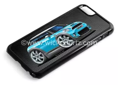 RetroArtz Cartoon Car Art BMW Mini Cooper S 2005+ IPhone 7/X/11/12/13 Case/Cover • £15.50