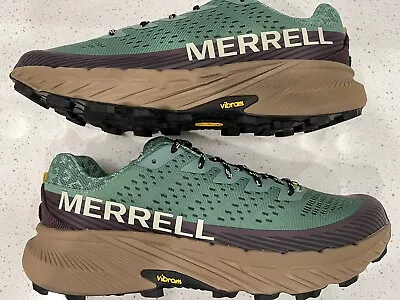 Merrell Men’s Agility Peak 5 Trail Running Shoes Sz 12 NEW Outdoor Vert Pine • $54.94