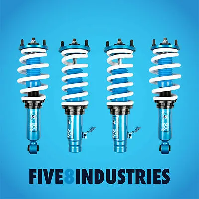 $3627 • Buy Five8 Industries For 97-01 Acura Integra Type R DC2 Coilovers Height Adjustable 