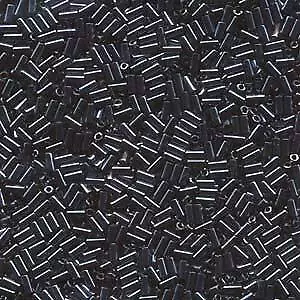 Gunmetal Miyuki Bugle Beads 3mm (#1) (BGL1-9056-TB) • $9.49