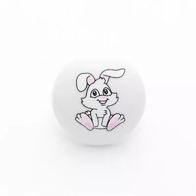 10 Bunny Rabbit Picture Buttons 15mm • £2.50