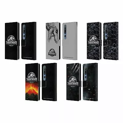 Official Jurassic World Fallen Kingdom Logo Leather Book Case For Xiaomi Phones • $17.55