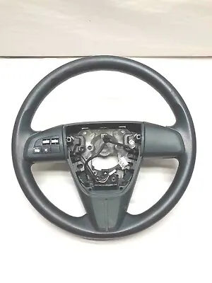 2010 - 2013 MAZDA 3I Steering Wheel W/ Cruise Control Switch Black Non-Leather • $70