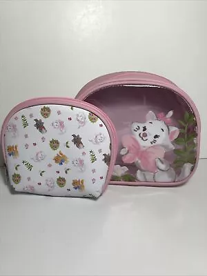 NEW Disney Aristocats Marie 2 Piece Cosmetic Makeup Case • $27.45