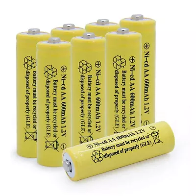 8X AA Size Rechargeable Batteries For Wire Mouse Keyboard Toy Solar Light USA • $8.38