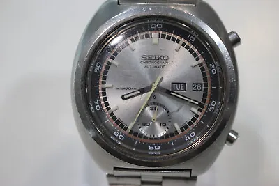 Seiko Vintage 6139-7002 Chronograph Automatic Stainless Steel Watch (SERVICED!) • $899