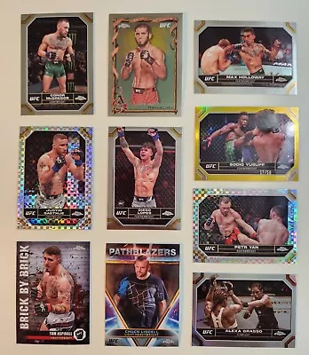 2024 Topps Chrome UFC Refractor Gold /50 X-fractor Rc Champ BMF Insert Card Lot • $14.99