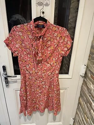 Polo Ralph Lauren Floral Mini Dress Size 10 £229 • £39