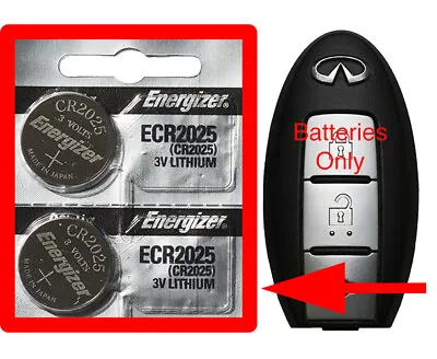 Infiniti M35 M45 Q45 G35 G37 2-Pack Battery MuRata CR2025 For Remote Key FOB • $8.95