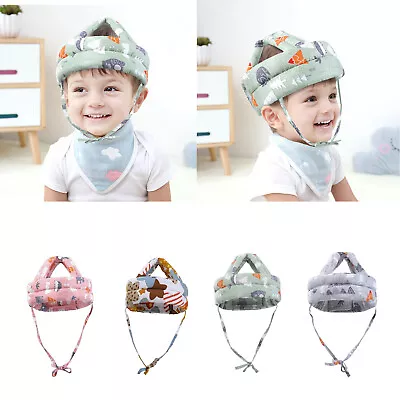 Kids Toddler Baby Protection Hat Infant Safety Head Helmet For Walking Crawling • £8.29