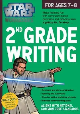 NEW!  Star Wars Workbook  2nd Grade Writing  Ages 7-8 By Brain Quest • $8.41