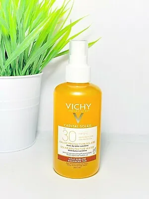 £12.99 • Buy Vichy Capital Soleil Solar Protective Water SPF 30 Enhanced Tan 200ml, New