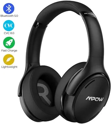 $56.99 • Buy Bluetooth 5.0 Wireless Over Ear Head Stereo Headphones Noise Cancelling Headsets