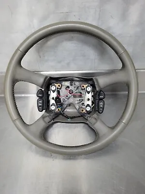 Chevrolet GMC Tahoe Suburban Yukon Steering Wheel 98-02 Gray Leather OE See Pics • $85