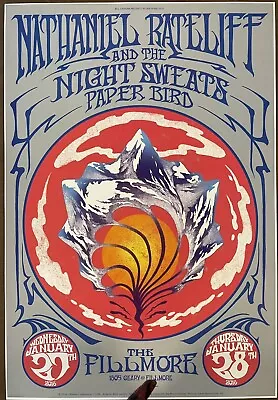 Nathaniel Rateliff And The Night Sweats 2016 Concert Poster Fillmore F-1388 • £52.26