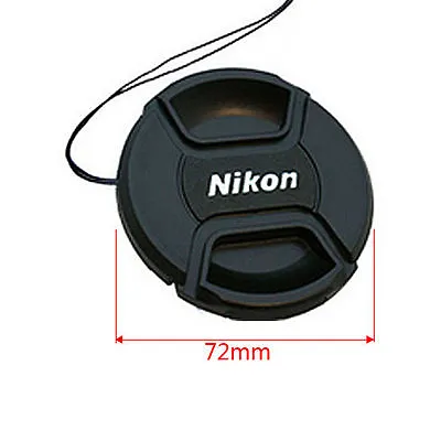 72mm Nikon Lens Cap Cover Keeper Front For Canon Nikon D5 D800 D3200 D5200 D7100 • $19.94