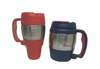 Lot Of 2 BUBBA KEG 52 Oz / 34Oz Stainless Steel Big Insulated Thermos Mug  • $19.95