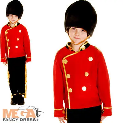 £13.99 • Buy Royal Buzby Guard Boys Costume Military British Soldier Kids Uniform Fancy Dress