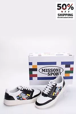 RRP€370 MISSONI SPORT  Sneakers US10 UK9.5 EU44 Colour Block Perforated • $149.40