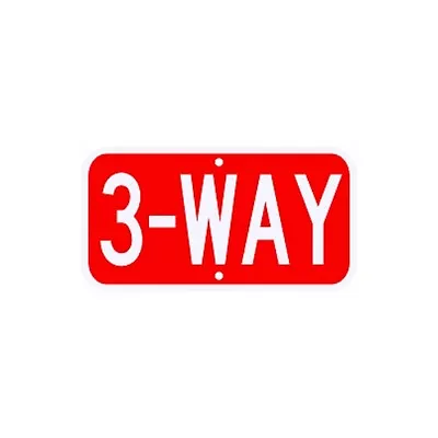 $15.47 • Buy 3 Way STOP Sign Municipal Grade D.O.T. Street Parking Road R1-3BRA3RK