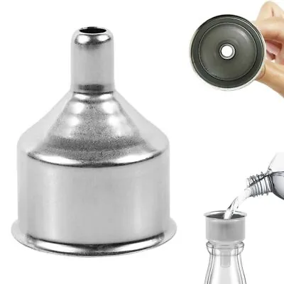 Mini Stainless Steel Funnel Multipurpose Oil Liquid Water Bottle Flask Kitchen • $6.99