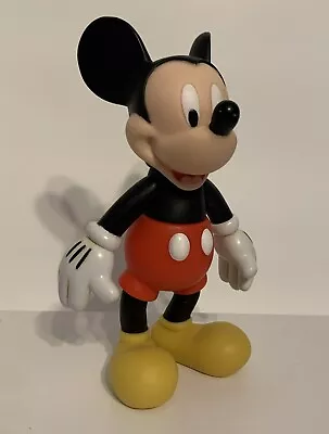 Vintage Disney Collectible Mickey Mouse 7  Plastic Posable Toy Figure • $11.99