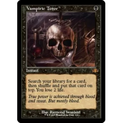 Vampiric Tutor (retro Frame) M/NM Magic: The Gathering MTG Dominaria Remastered • $40.99